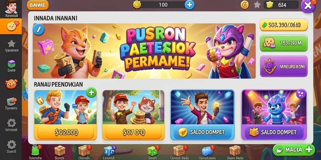 Reward menarik untuk misi harian.