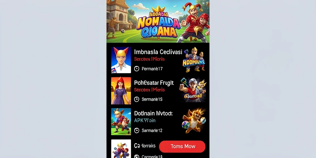 Mode permainan interaktif dengan tantangan seru.