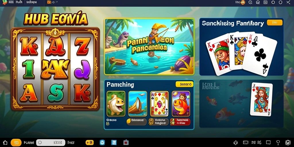 Layar hadiah yang siap diberikan kepada pemenang.