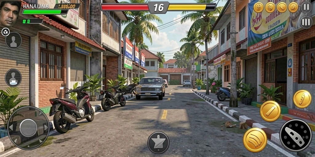 Koneksi sosial dengan pemain lain yang interaktif.