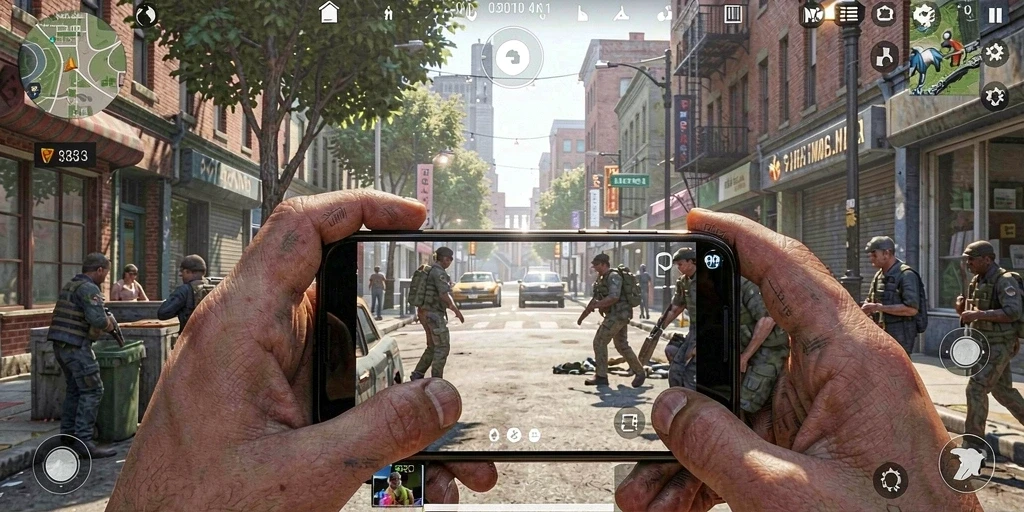 Keseruan bermain bersama teman-teman secara real-time.